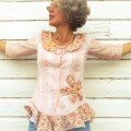 refashioned blouse: peter pan peplum