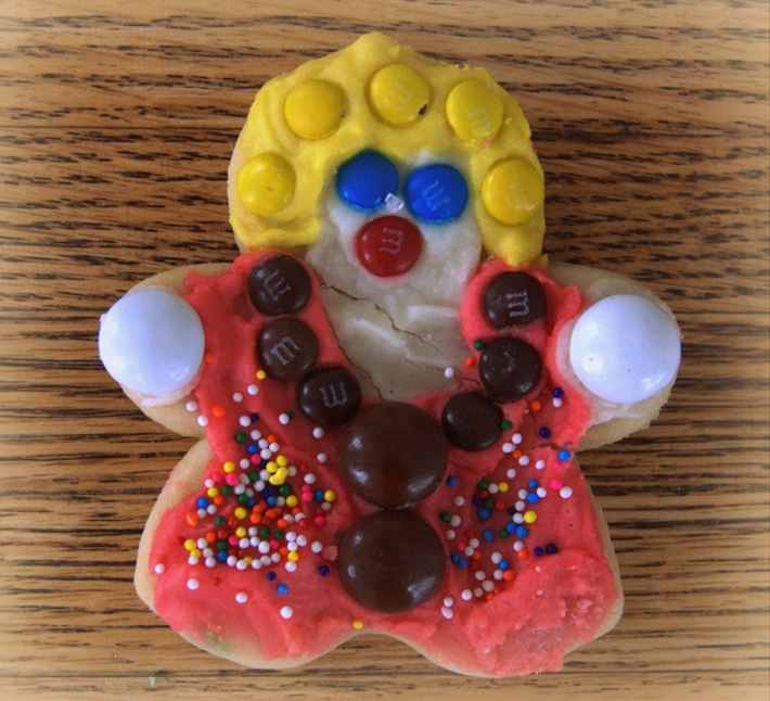 madame christmas sugar cookie, with bling