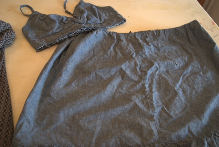 deconstruction, hand-me-down dress 1