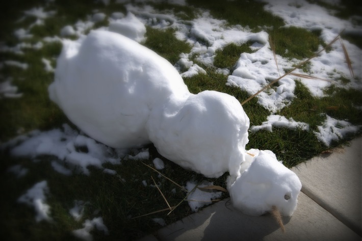 Fallen Snowman