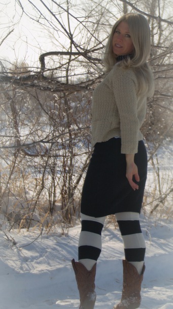 black wool sweater skirt #6