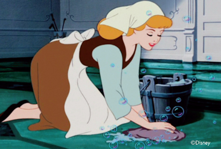 cinderella scrubbing