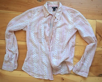 refashion fodder: thrift shirt