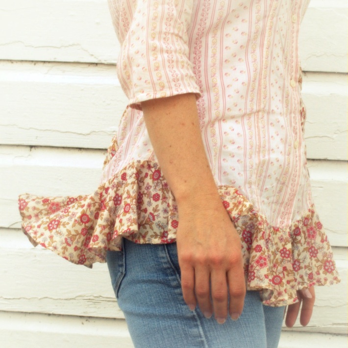 refashioned: flirty ruffle