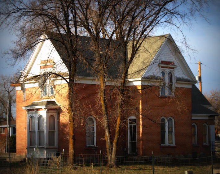 local haunted house, daylight