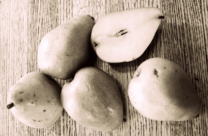 five anjou pears