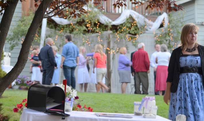 Meisha at a reception