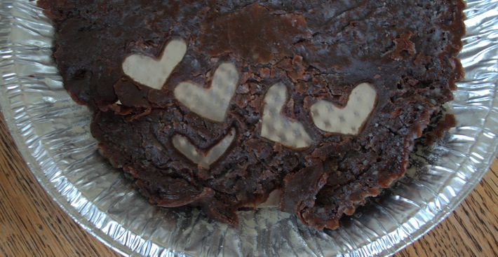 heartbeat brownies