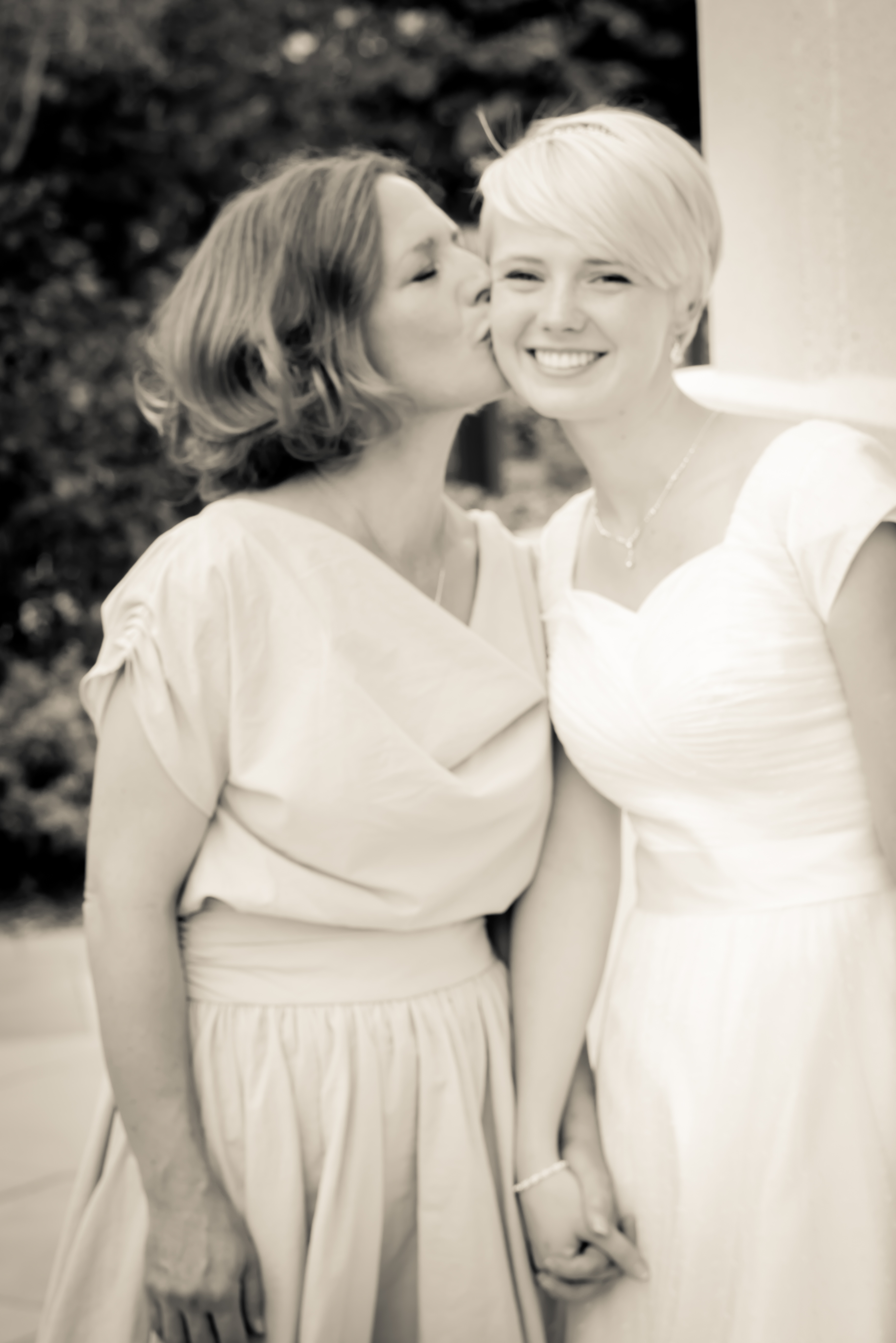 mother daughter wedding picture by David Stark